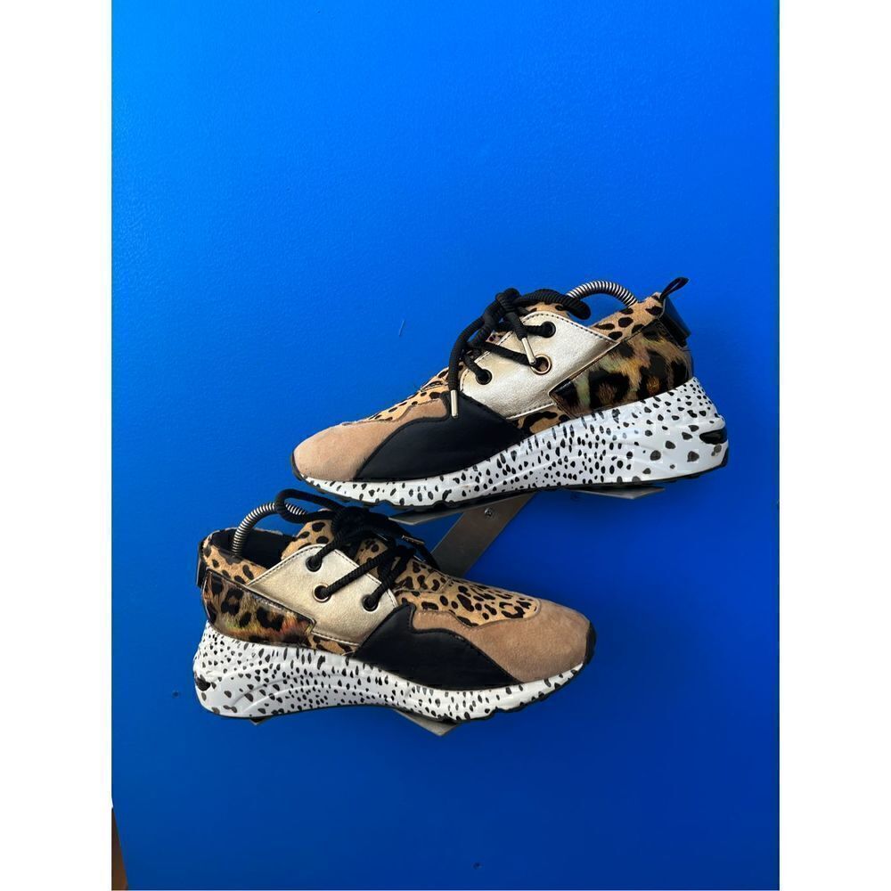 STEVE MADDEN  CLIFF Women's  Leopard Print Athletic  Sneakers CLIF02S1 size 10M